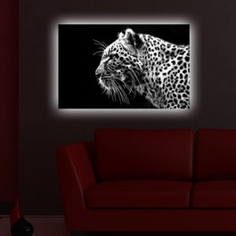 Wallity Lienzo Decorativo Iluminado con LED 45 x 70 cm